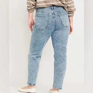 Old navy acid wash high rise o.g straight jeans sz 10